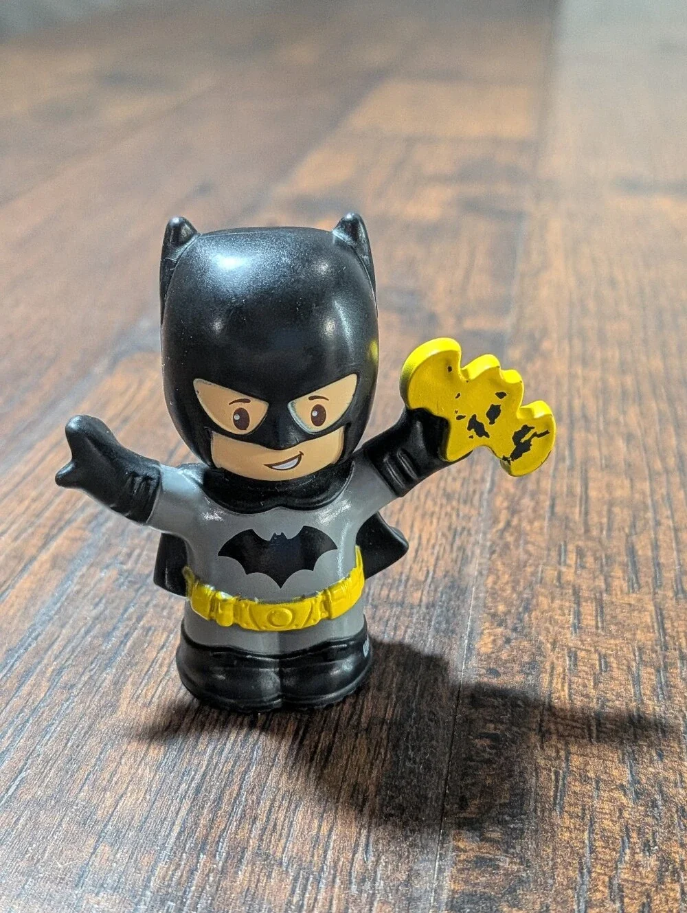 Fisher Price Little People Batman Toy Figure Batarang DC Superfriends Comics